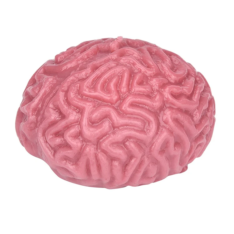 Promotional gift stress reliever brain anti stress brain squeeze toy squishy ball