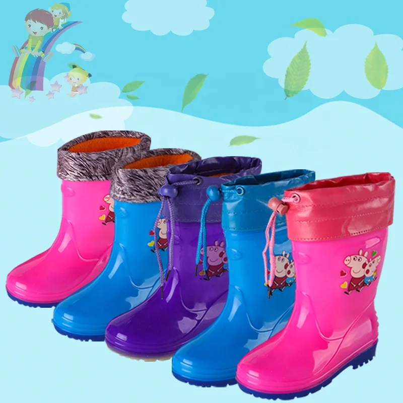 Hot Sale Wholesale On Sale China Plastic Design Your Own for Style Kids Pvc Rain Boots