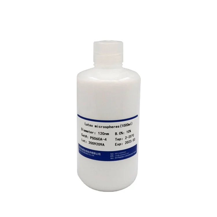 1L 100nm Carboxyl Microspheres Latex-Enhanced Immunoturbidimetry Test Polystyrene Microspheres