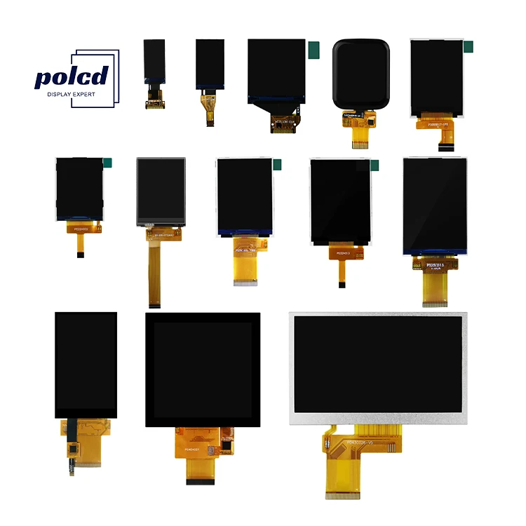 Polcd 1.69 2.2 2.4 3.5 4 4.3 inch Small LCM TFT Screen Module Full Color RGB SPI IPS Panel Small LCD Display