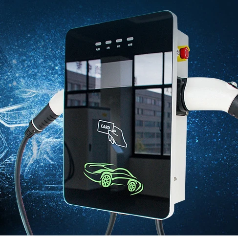 EV Charger Factory Manufacturer Ocpp Mennekes Type 2 32a 3 Phase 7kw 22kw Wallbox Fast Electric Charging Station EV Car Charger