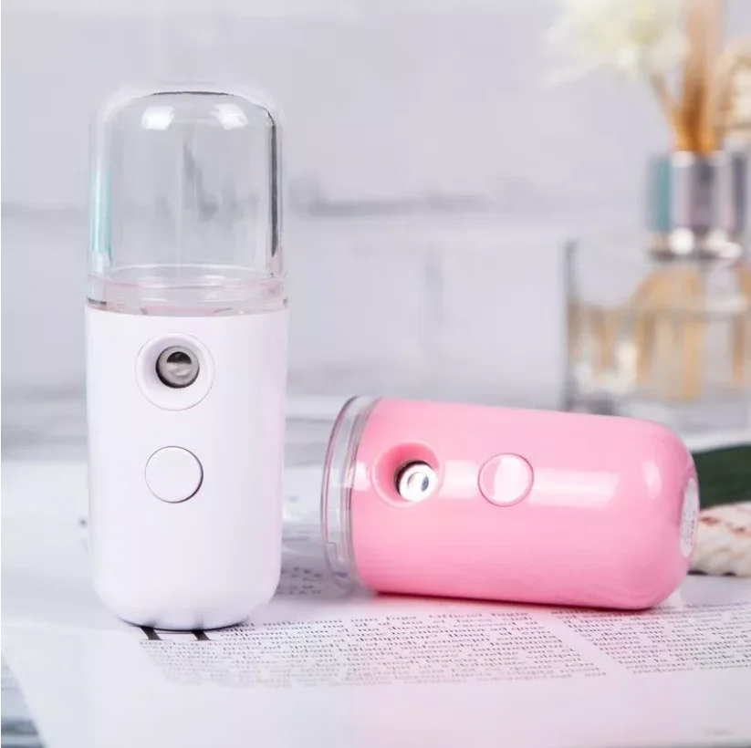 USB Electronic Nano Facial Body Mist Sprayer 30ml Face Spray Beauty Instruments Portable Humidifier Mist Sprayer