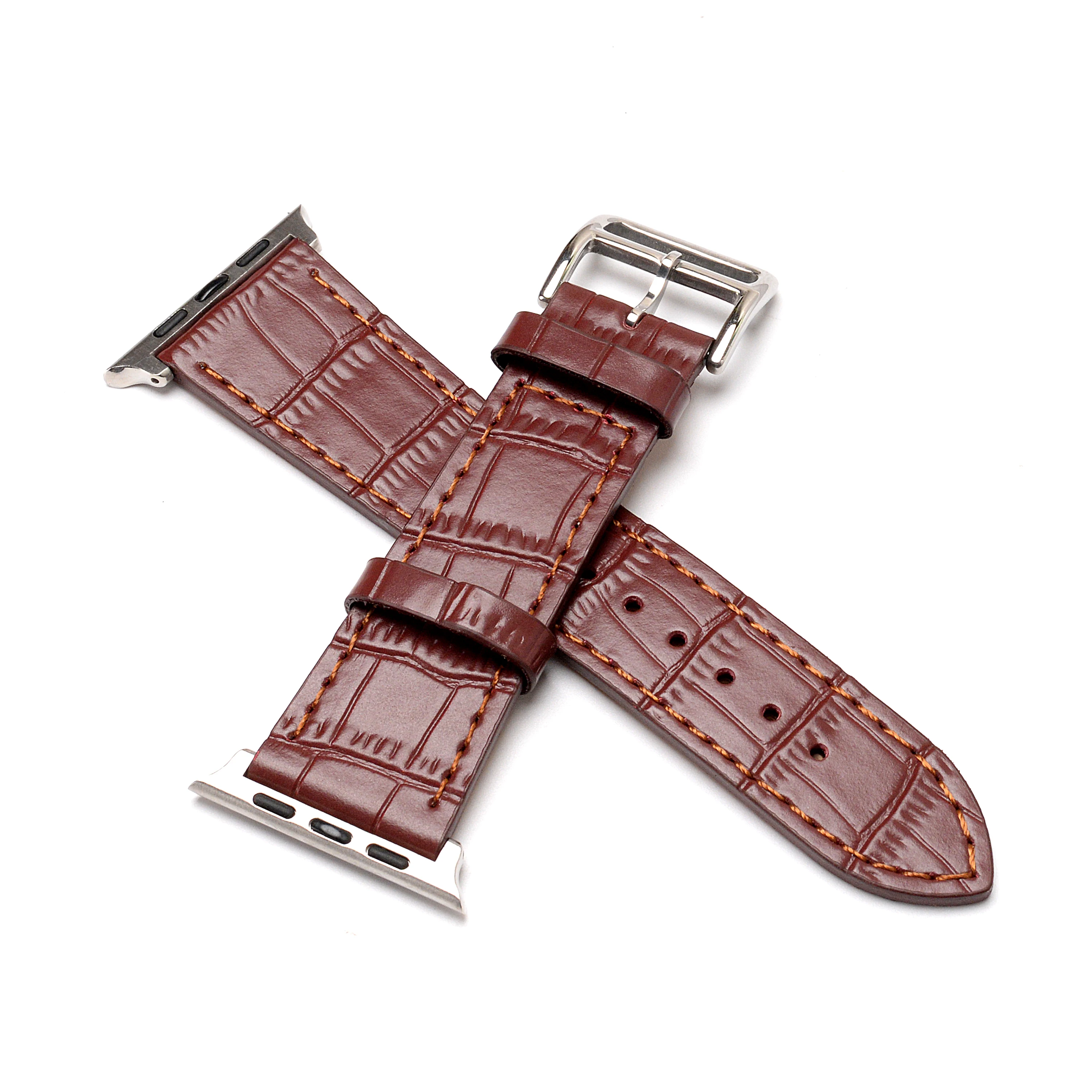 Professional Pu Leather Office Gift Set Custom LOGO Brown Crocodile Wallet Gift Set With Wallet Headphone Cover and Watch Band