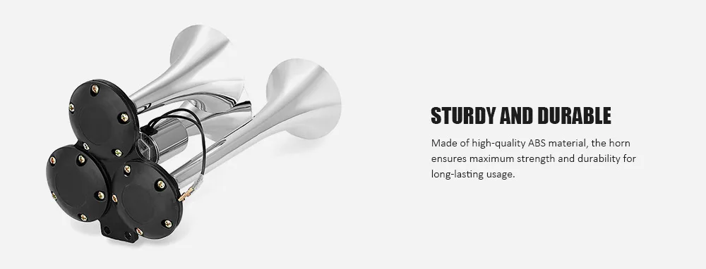 Hot Sale 12v /24v Car  horn  Dual Trumpet Air Horn  for truck vehicles