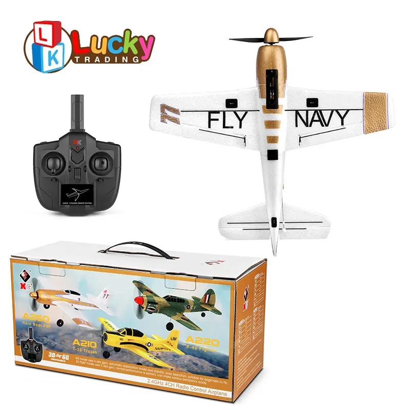 WL Model RC Plane A260 F8F  radio Remote Control Plane Toys Glider RC Plane Airplane