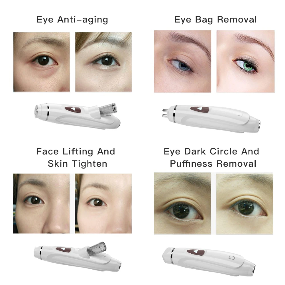 Home Use Ultrasonic Beauty Instrument Professionals Eye Care Machine with Three size head