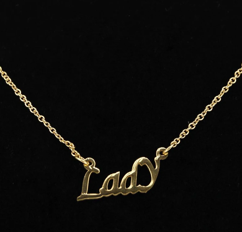 Customized China Manufacturer Wholesale Fashion Gold Plated Stainless Steel Necklace Jewelry