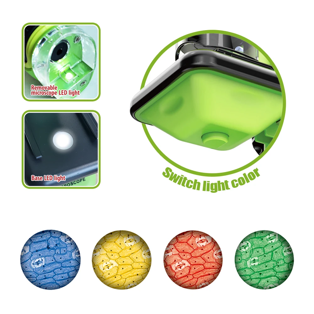 Science Experiment Kit can used to observe Animals Growth Life Cycle Early Education Kids Handheld Portable Pocket Microscope