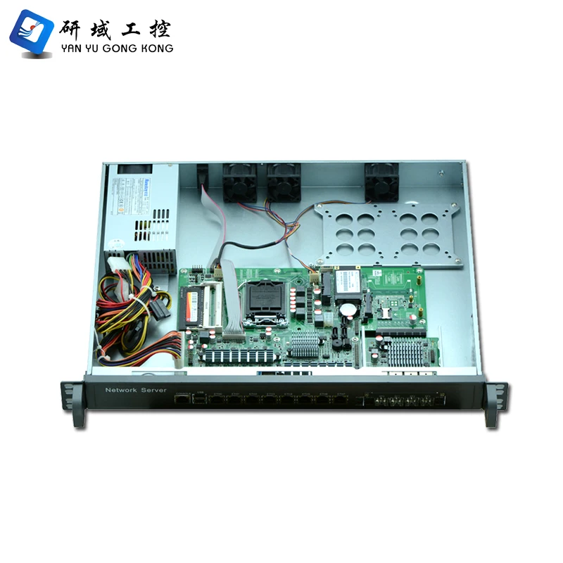  Сетевой экран R870LZ LGA1150 i3 i5 i7 8 портов LAN 1U 4 порта SFP 1000