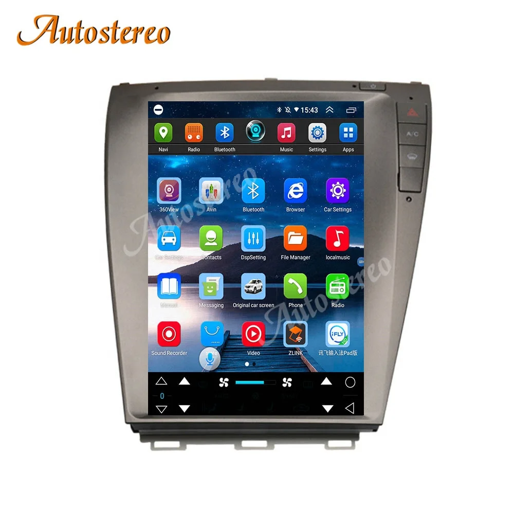 12.1' Android 10 For Lexus ES ES24 ES300 ES330 ES350 2006-2012 Car Radio Multimedia Player GPS Navigation Stereo Headunit Radio