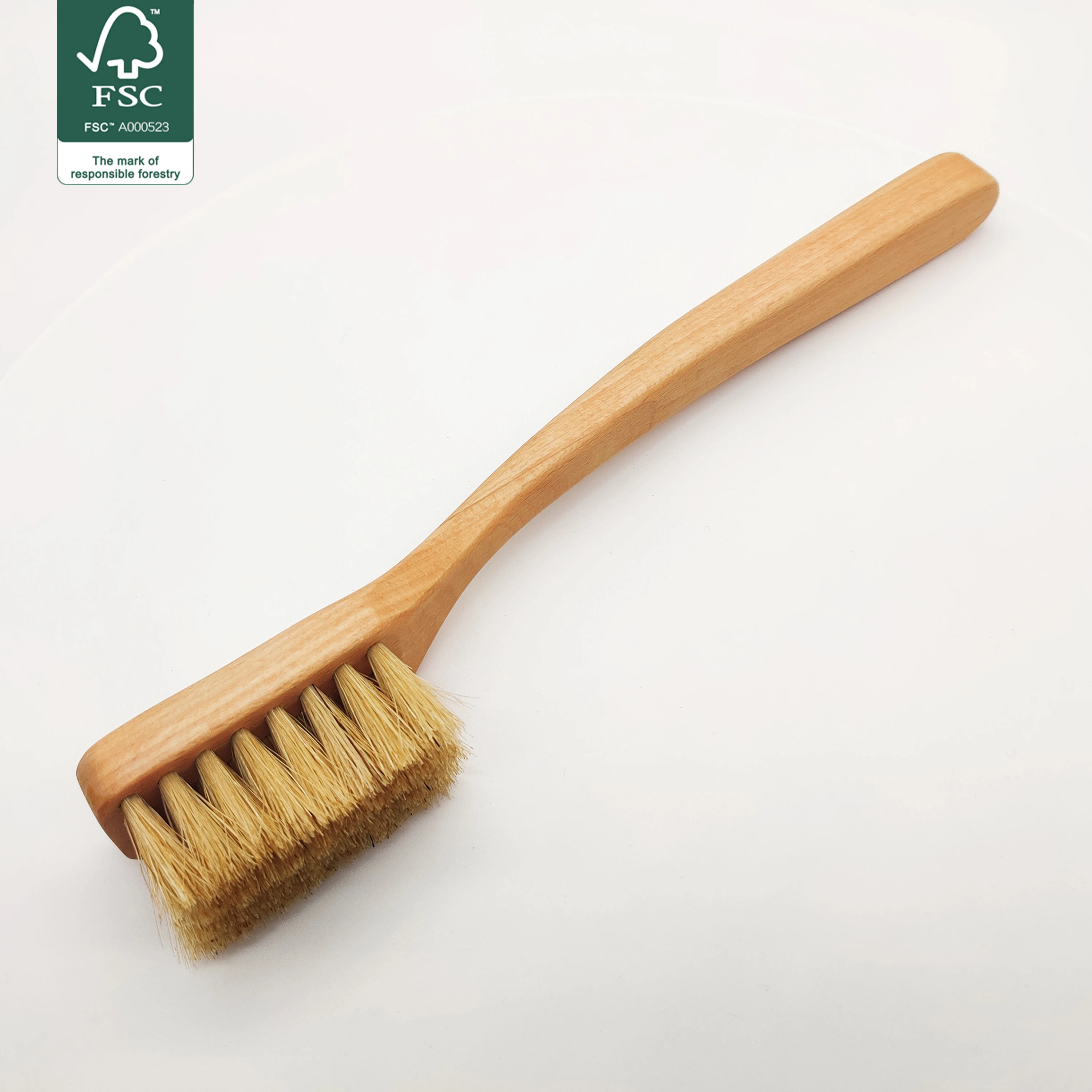 Cleaning tools custom bristle boar  Bamboo handle brush  cleaning brush