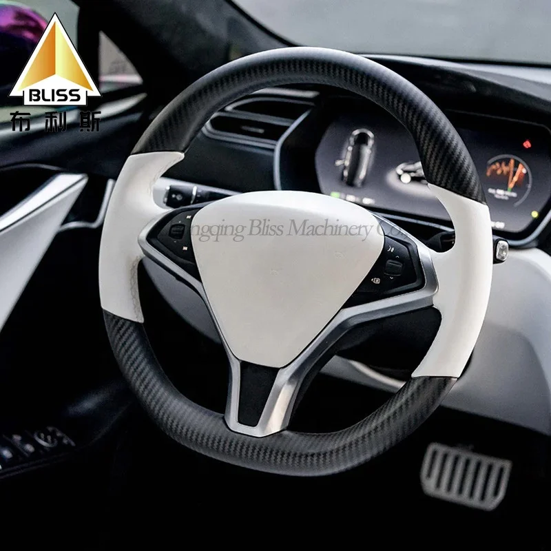Personal Car Car Steering Wheel Cover Leather Steering Wheel Tray Steering Wheel For Tesla Model S