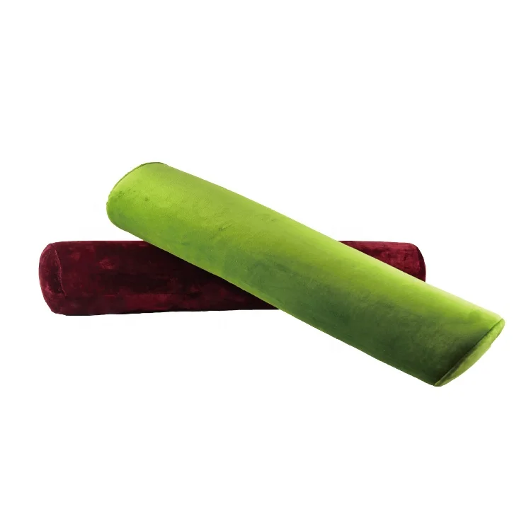 christmas ergonomic memory foam foot rest cushion long round tube pillow