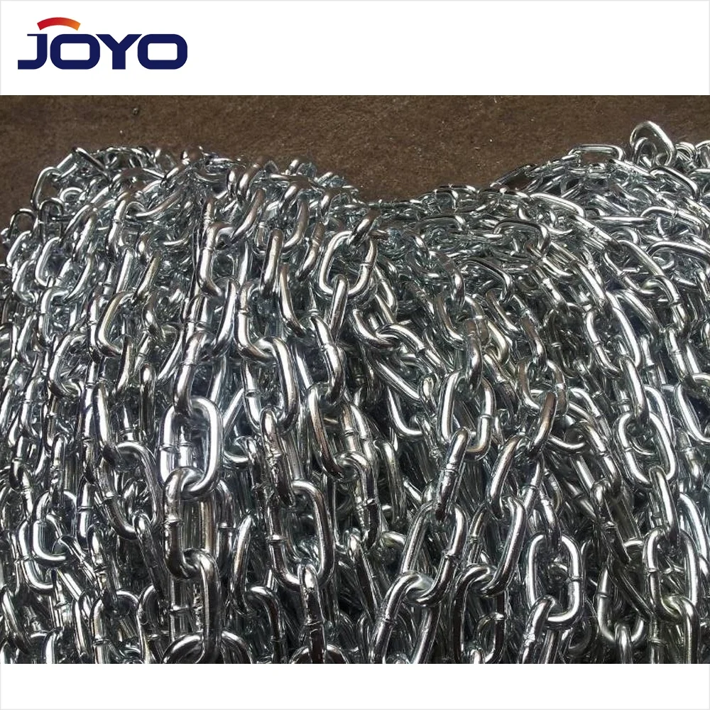 Link Chain China Manufacturer Electric Galvanized High Quality Din766 Steel Short Welded ISO9001:2015 CE Certificate