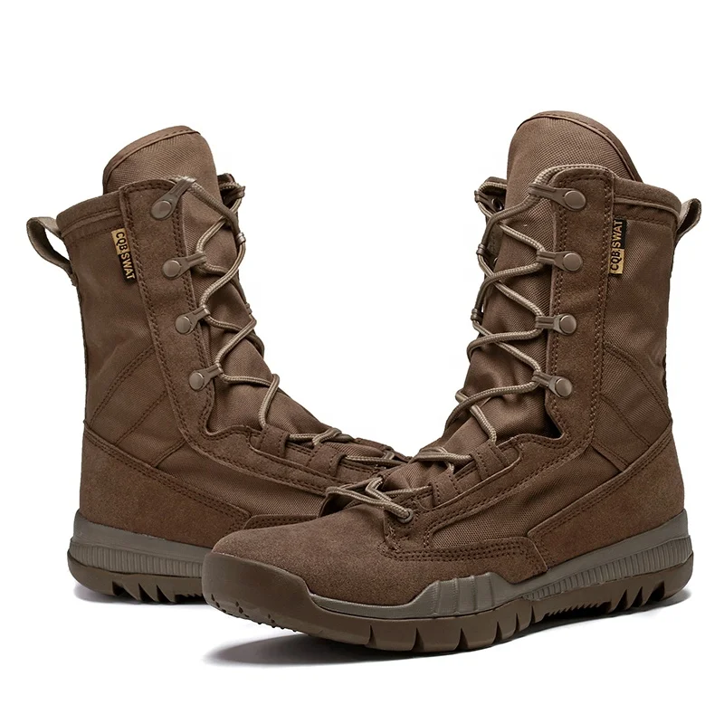 
New arrival China factory best price lightweight outdoor army combat boots 