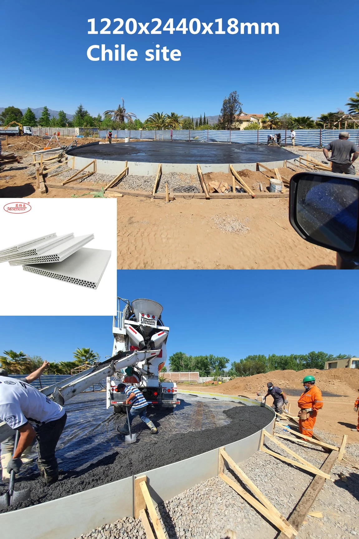 Replace waterproof plywood PP material concrete formwork