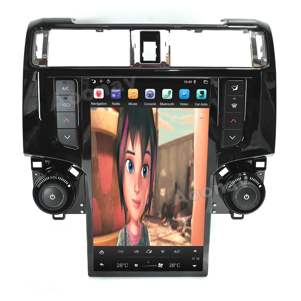 13.6 inch Android Screen Car Radio For Toyota 4Runner  2011 2012 2013 2014 2015 2019 Multimedia Unit autoradio Stereo receiver