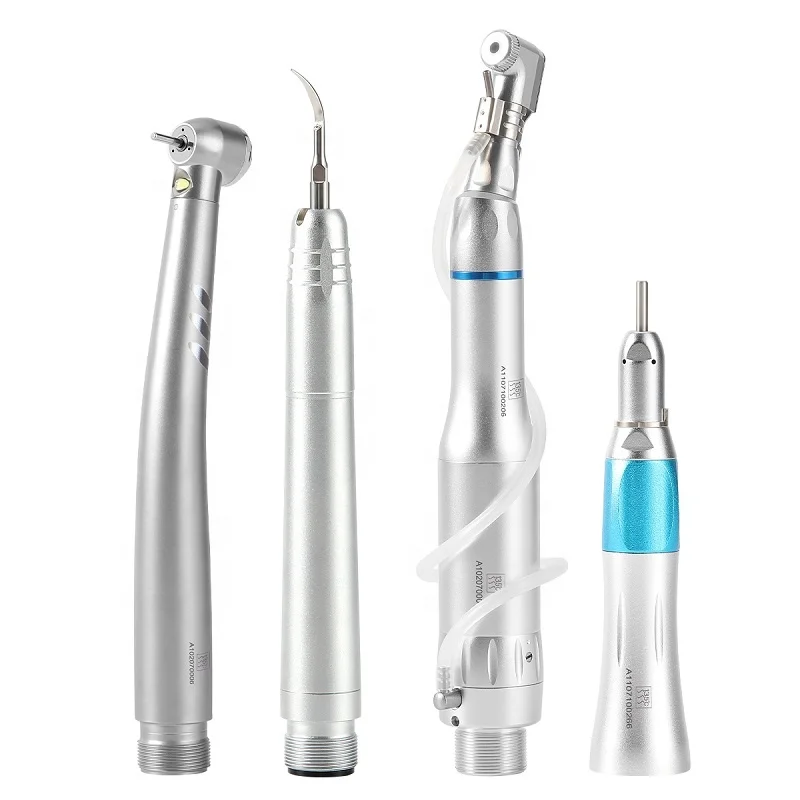 4 Hole /2 Hole Dental High and Low Speed Handpiece Kit and Dental air scaler Handpiece