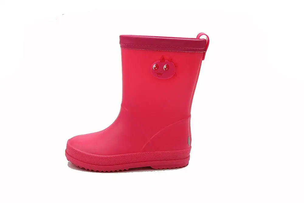 kids design pvc wellington shoes gum rain boots for children