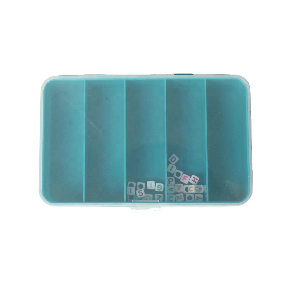 21985 Mini plastic finding storage box bead storage container with 5 compartments