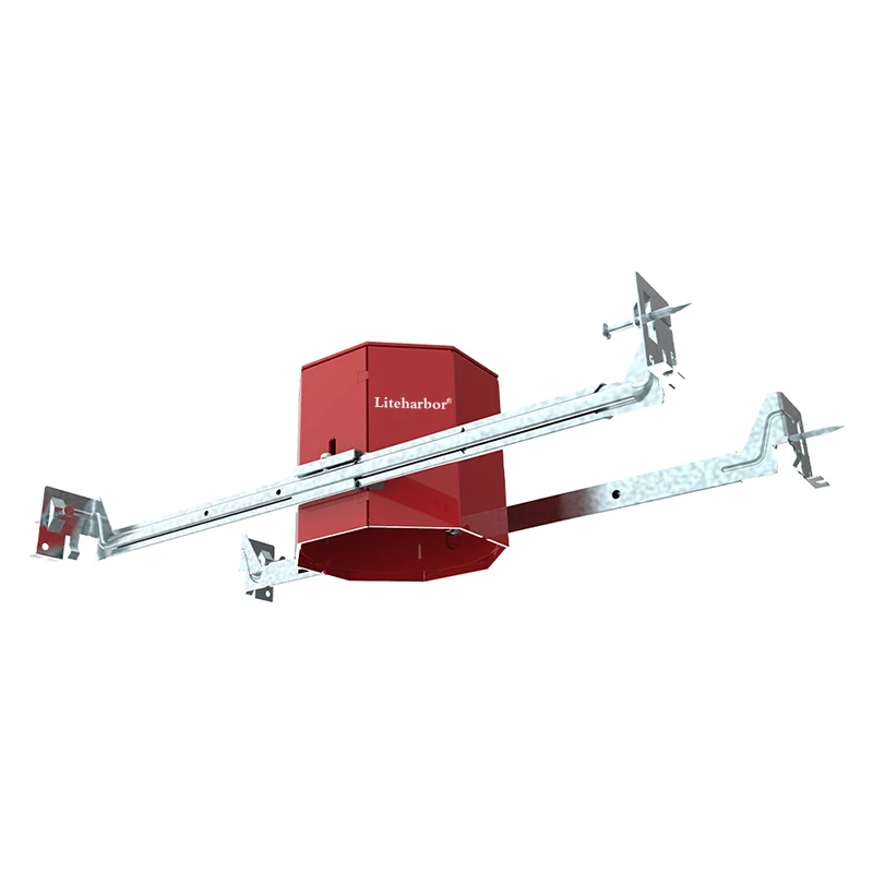 New Construction 4Inch Round Octagon LED Fire Rated Downlight And Housing Combination For Lighting Project