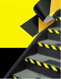 Wear-resistant Colorful Black and Yellow Floor Tape for Factory Workshop Landmark Delineation Warning Signs