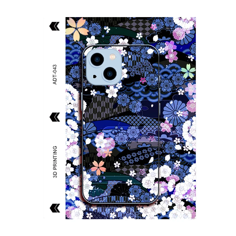 JJT Factory Supply 120*180mm Phone Skin Sticker 3D Relief Mobile Phone Back Protective Film