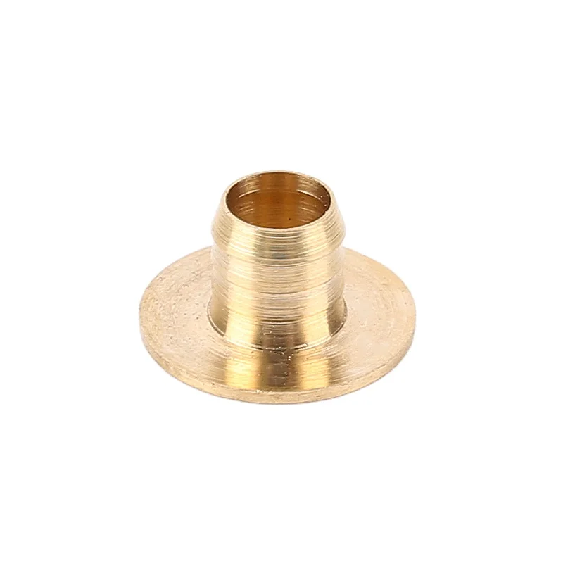 Metal Shower Hose Pipe Fitting  Brass Insert with Flat Head