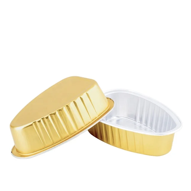 ABL PACK 100ML/3.3oz AP100I Triangle Foil Wholesale Candy Tins Hand in hand Gift Box For Cake Microwavable