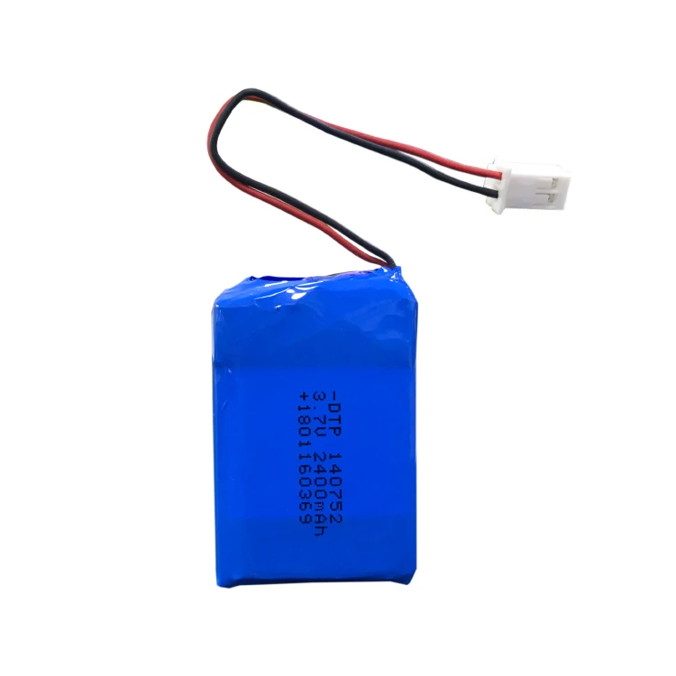 103040-2P rechargeable lithium-ion polymer battery 3.7v 2400mah pack