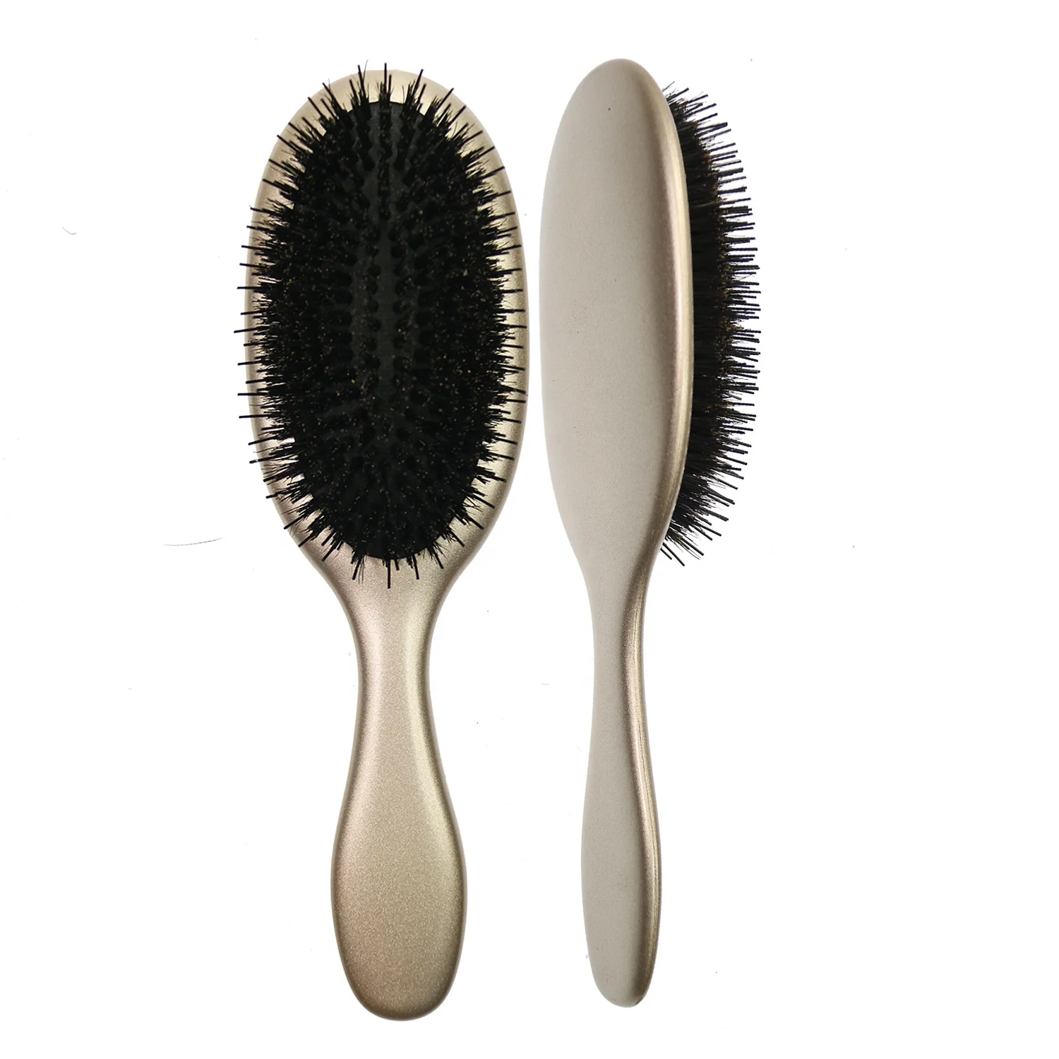 Glod Color Soft Matte Finishing Top Hair Brush Hair Extension Tangle Personalized Detangling Hair Brush