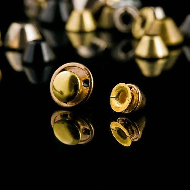 Wholesale Bucket Rivets DIY Flat Head Rivets Luggage Bottom Nails Handbags Wear Rivets Clothing Bag Accessories