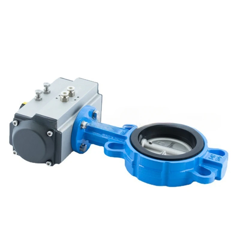 D671X PN10 PN16 Stainless Steel Pneumatic Clamp Butterfly Valve for High Temperature Water Control for General Application