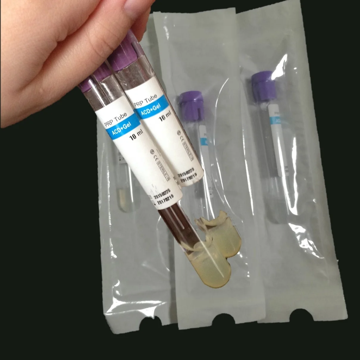 Best price of PRP Kit Tube 12ml Sodium Citrate gel acd a anticoagulant prp tube for face skin care,  hair use