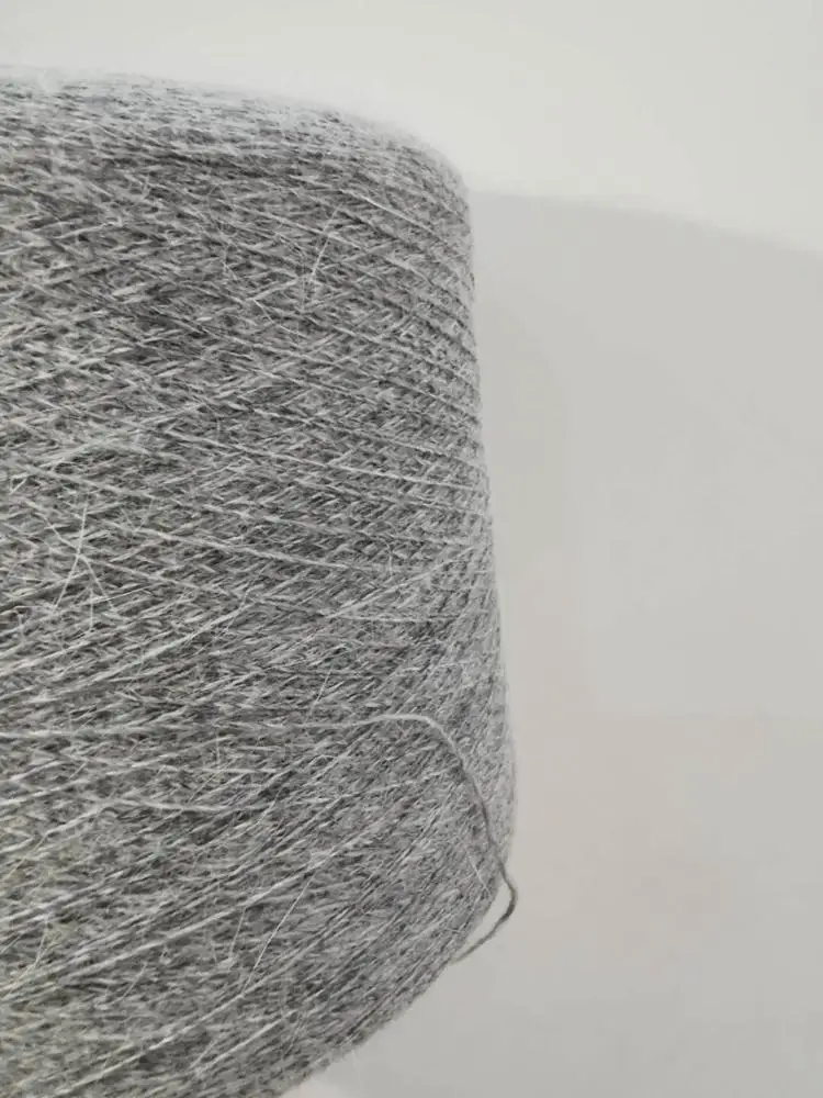 
1/15NM multiple colors high proportion long hair angora 50% angora cashmere blended yarn 