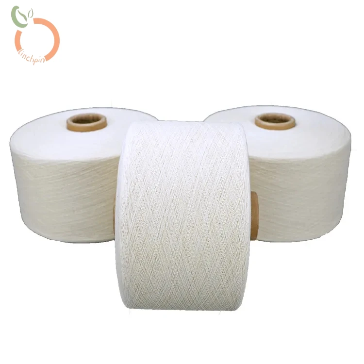 Cotton Combed Yarn 60/40 60% Cotton 40% Polyester 32S/2 Ring Spun Yarn Hot Sale Polyester Cotton Blended Yarn For Crochet
