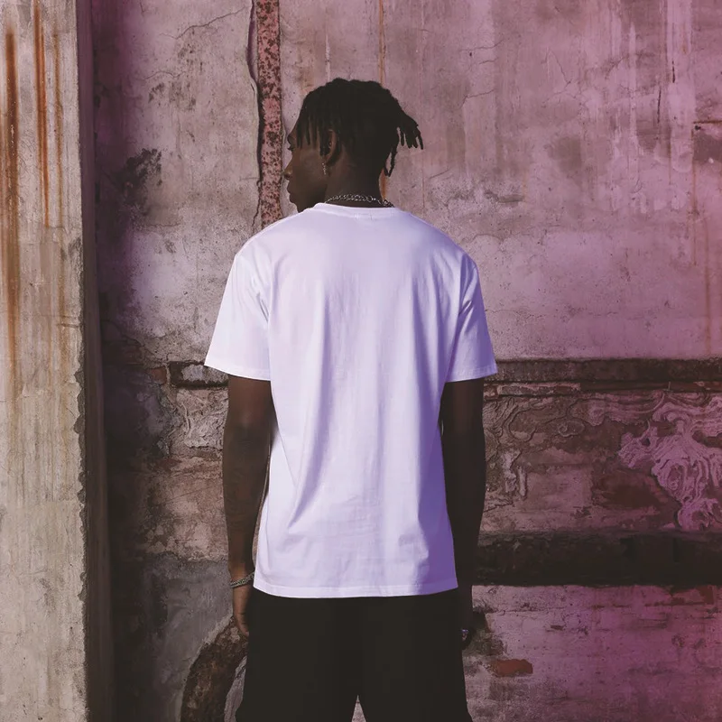 240 Gsm 100% Cotton Oversize Manufacture Custom Screen Printed Embossed Puff Print Heavyweight t-shirt Heavy Cotton T Shirt