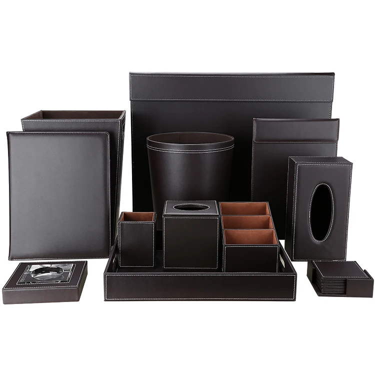 Принадлежности для отеля, аксессуары для комнаты, набор кожаных столов