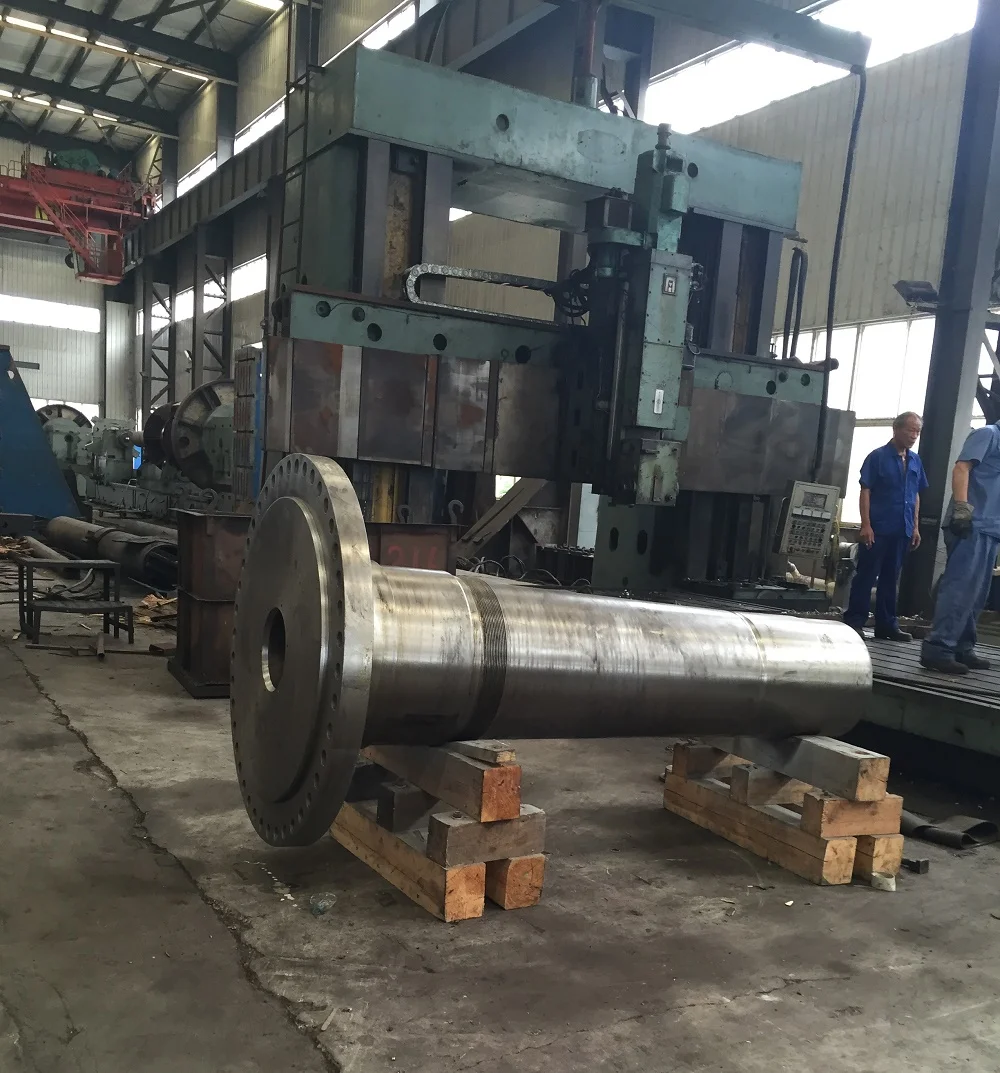 OEM Forging shaft AISI 4140 4340 large flange shaft