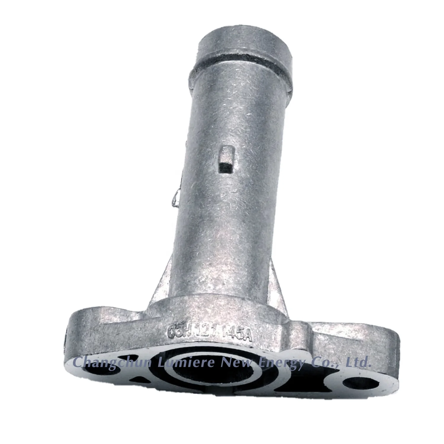 For Audi Q7 VW Atlas Passat Touareg 03H121145 03H121145A Aluminum Thermostat Housing Coolant Flange Water Hose Pipe