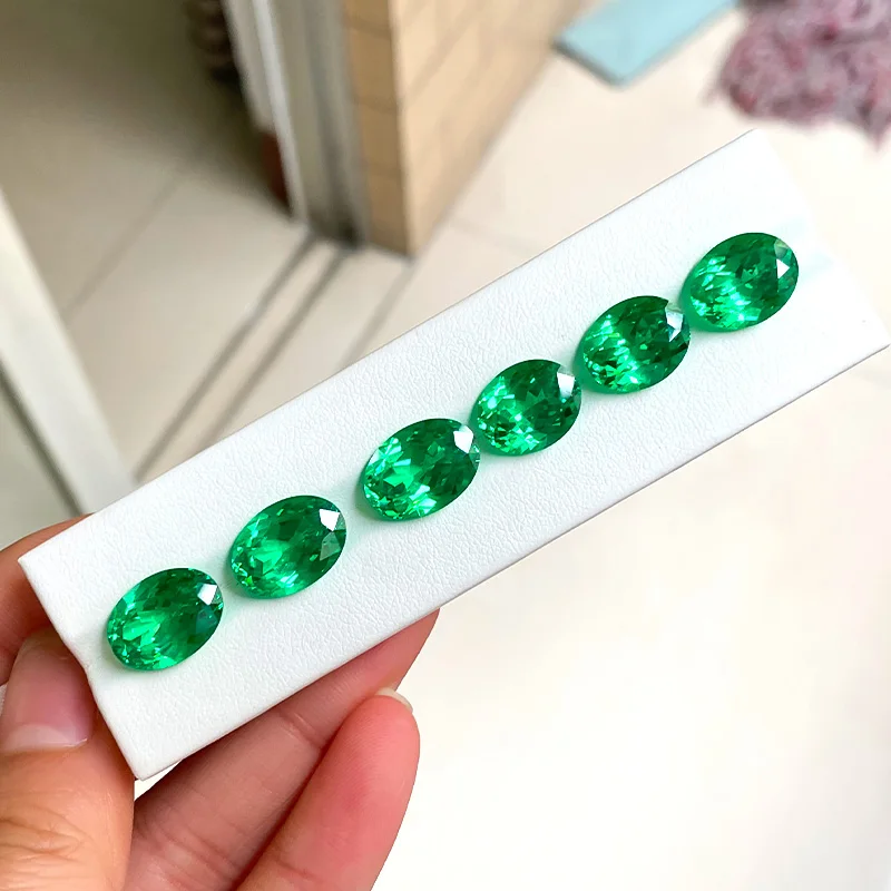 Direct supply from manufacturers Oval Cut yttrium aluminum garnet synthetic lab grown gemstones