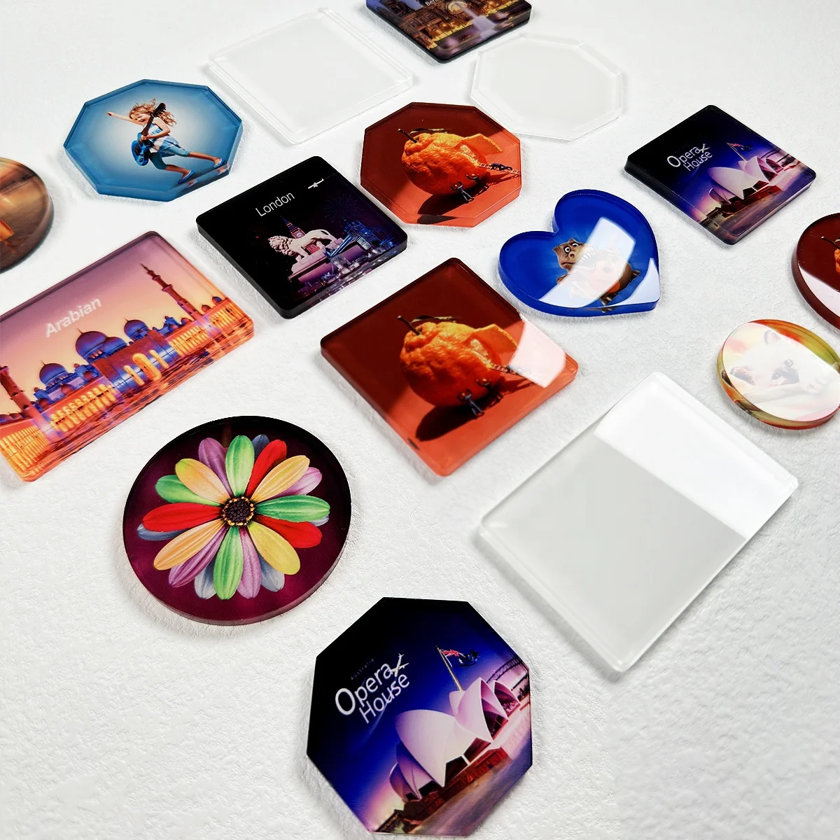 Longstar Beautylic 4 мм сублимационный акрил с магнитом холодильник магнитный плоский печать на заказ магнит