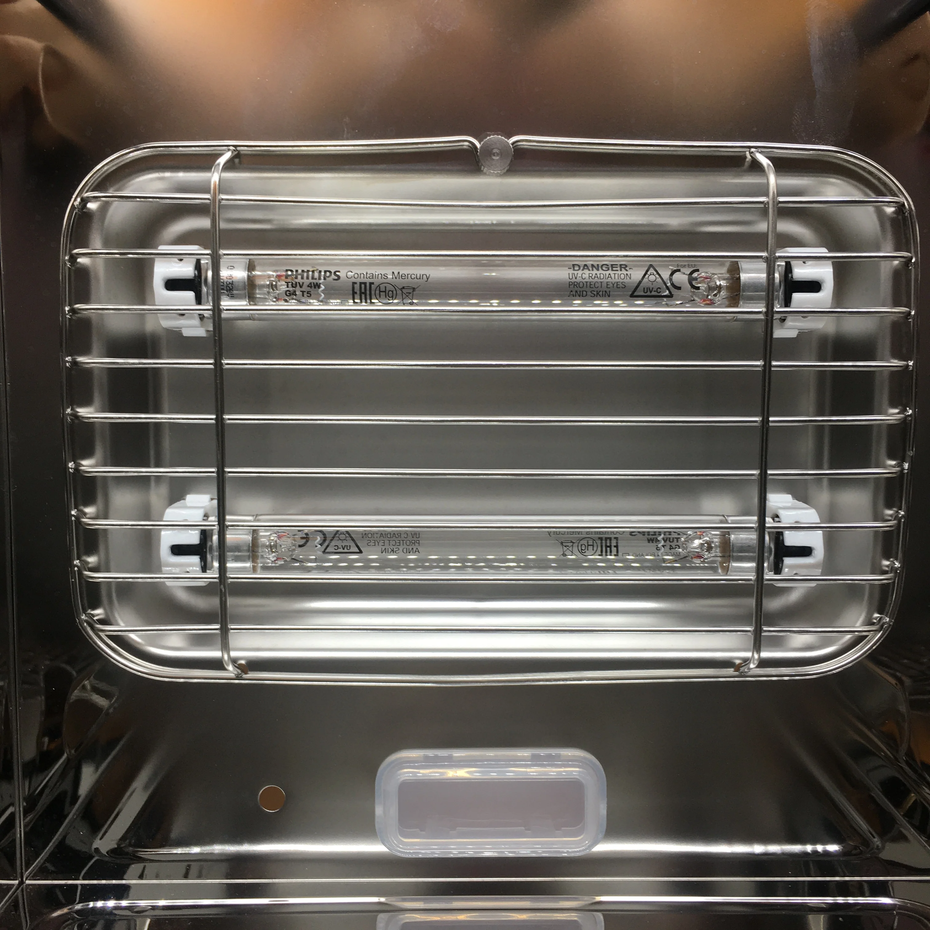 17L stainless steel inner LED touch screen baby milk bottle uv sterilizers and dryer