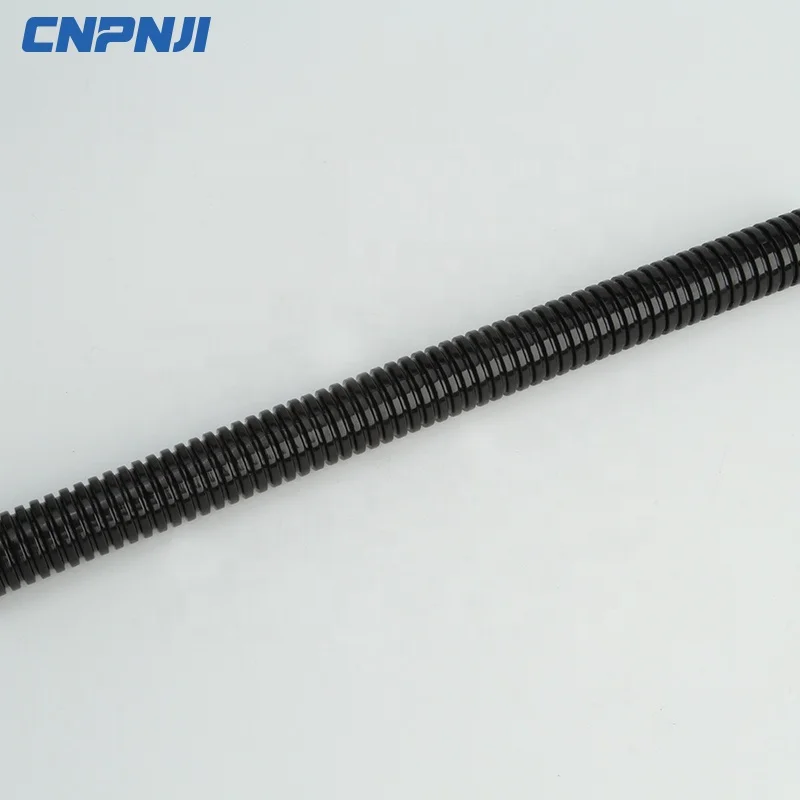 Black white color PP PE PA electric wire plastic flexible hose polyamide conduit pipe conduit plastic pipe with OEM