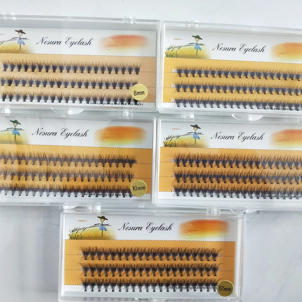 
wholesale best quality nesura eyelash 10d 20d length from 6 to 15mm 