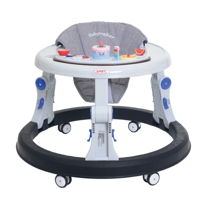 2021 хорошие регулируемые анти-ремнем o-leg с защитой от падений, складные ходунки для ребенка от 6 до 18 месяцев детская пижама с принтом высокого качества 3 в 1 музыкальные детские ходунки