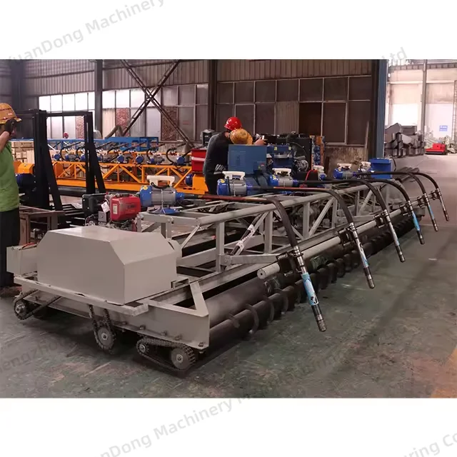 Diesel Electric Asphalt Paver Concrete Paver With Vibrators For Road Construction Machine