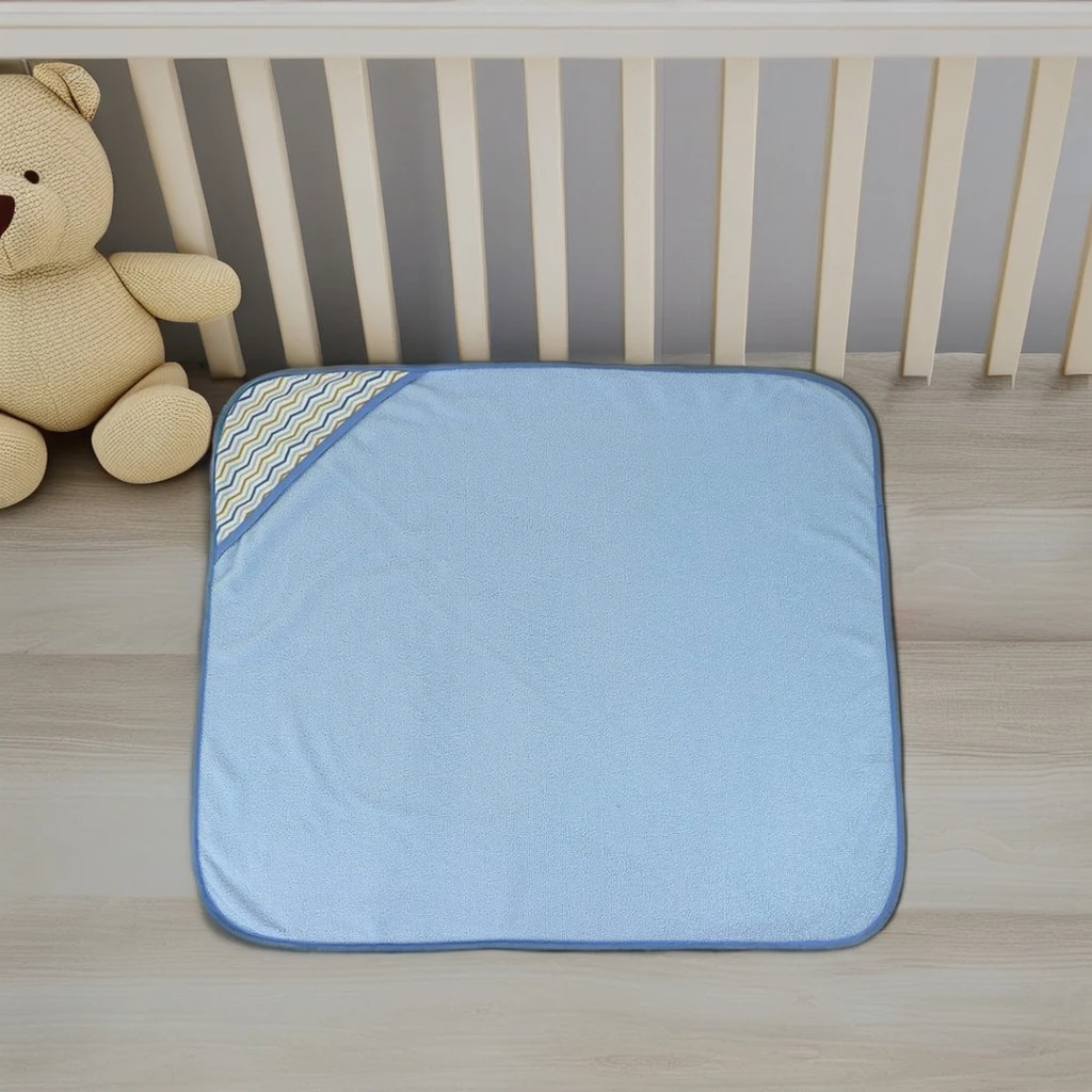 Custom High Absorbency Soft Infant Microfiber Baby Hooded Bath Towel with Personalized Prints & Accessories