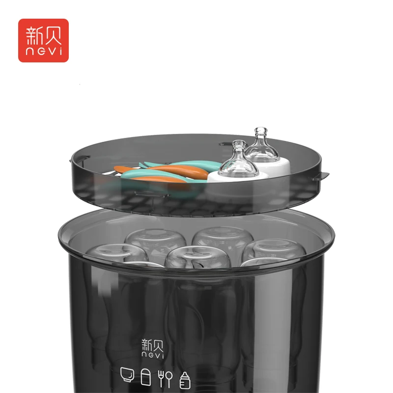Baby Healthy Product BPA Free Baby Milk Bottle Sterilization Cabinet Electric Bottle Steam Sterilizer