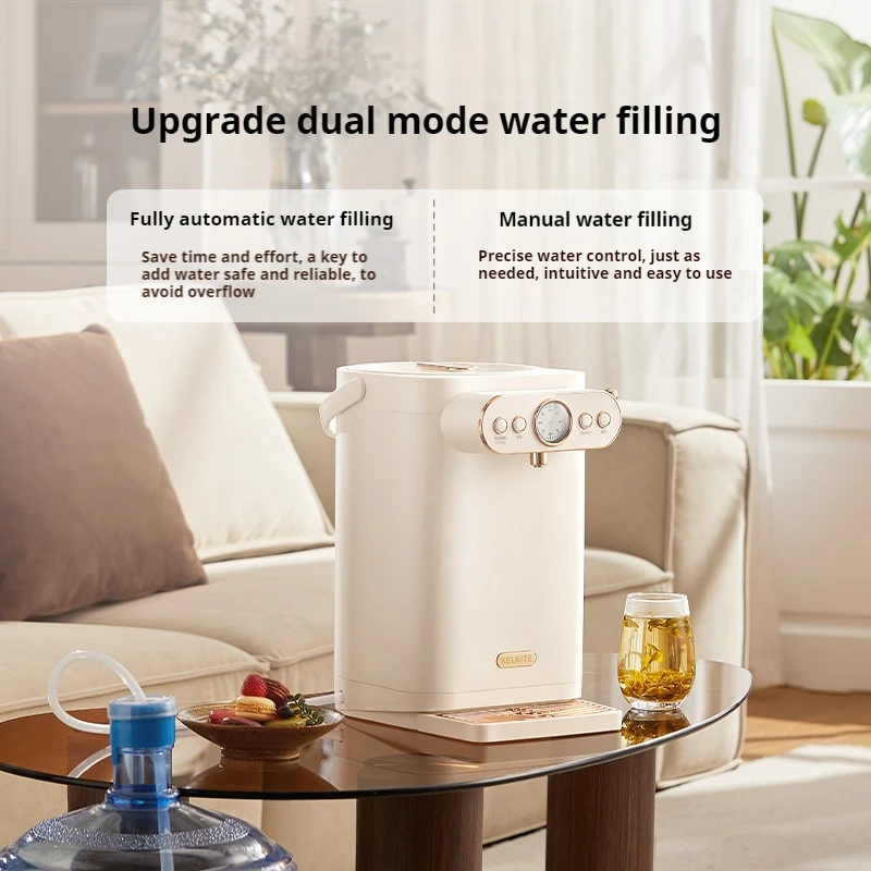 KELAITE Custom 5L Large Capacity Child Safety Lock And Re-boiling Function Kitchen Home Appliances Electric Therms Pot